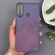 قاب گوشی Galaxy A20S سامسونگ طرح مگ سیف سخت مات با دور ژله‌ای و محافظ لنز