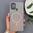قاب گوشی Galaxy A21S سامسونگ طرح مگ سیف سخت مات با دور ژله‌ای و محافظ لنز 