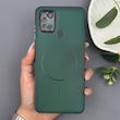 قاب گوشی Galaxy A21S سامسونگ طرح مگ سیف سخت مات با دور ژله‌ای و محافظ لنز 