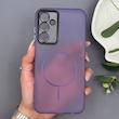 قاب گوشی Galaxy A25 سامسونگ طرح مگ سیف سخت مات با دور ژله‌ای و محافظ لنز