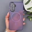 قاب گوشی Galaxy A36 سامسونگ طرح مگ سیف سخت مات با دور ژله‌ای و محافظ لنز