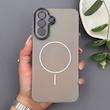 قاب گوشی Galaxy A37 سامسونگ طرح مگ سیف سخت مات با دور ژله‌ای و محافظ لنز