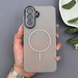 قاب گوشی Galaxy A57 سامسونگ طرح مگ سیف سخت مات با دور ژله‌ای و محافظ لنز 