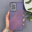 قاب گوشی Galaxy A73 سامسونگ طرح مگ سیف سخت مات با دور ژله‌ای و محافظ لنز