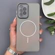 قاب گوشی Galaxy A73 سامسونگ طرح مگ سیف سخت مات با دور ژله‌ای و محافظ لنز 