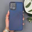 قاب گوشی Galaxy A12 - M12 سامسونگ طرح مگ سیف سخت مات با دور ژله‌ای و محافظ لنز