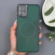 قاب گوشی Galaxy A12 - M12 سامسونگ طرح مگ سیف سخت مات با دور ژله‌ای و محافظ لنز