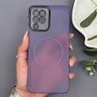 قاب گوشی Galaxy A22 4G - M32 4G سامسونگ طرح مگ سیف سخت مات با دور ژله‌ای و محافظ لنز 
