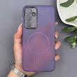 قاب گوشی Galaxy S23 FE سامسونگ طرح مگ سیف سخت مات با دور ژله‌ای و محافظ لنز