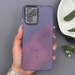 قاب گوشی Redmi Note 10 4G - Redmi Note 10S - Poco M5S شیائومی طرح مگ سیف سخت مات با دور ژله‌ای و محافظ لنز