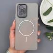 قاب گوشی Redmi Note 10 Pro 4G - Redmi Note 10 Pro Max شیائومی طرح مگ سیف سخت مات با دور ژله‌ای و محافظ لنز