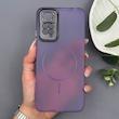 قاب گوشی Redmi Note 11 Pro 4G Global - Redmi Note 11 Pro 5G Global - Redmi Note 11E Pro - Redmi Note 12 Pro 4G شیائومی طرح مگ سیف سخت مات با دور ژله‌ای و محافظ لنز