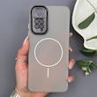 قاب گوشی Redmi Note 11 4G - Redmi Note 11S شیائومی طرح مگ سیف سخت مات با دور ژله‌ای و محافظ لنز