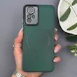 قاب گوشی Redmi Note 12S شیائومی طرح مگ سیف سخت مات با دور ژله‌ای و محافظ لنز