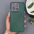 قاب گوشی Redmi Note 13 4G شیائومی طرح مگ سیف سخت مات با دور ژله‌ای و محافظ لنز