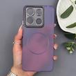 قاب گوشی Redmi Note 13 4G شیائومی طرح مگ سیف سخت مات با دور ژله‌ای و محافظ لنز