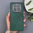 قاب گوشی Redmi Note 14 Pro 4G شیائومی طرح مگ سیف سخت مات با دور ژله‌ای و محافظ لنز
