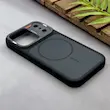 قاب گوشی iPhone 17 Pro Max آیفون لوکس اورجینال Hard Case مات مگ سیف دار یونیک کیس دولرو Dulero Shock Proof مشکی کد 1002887