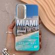 قاب گوشی Galaxy A55 سامسونگ So CooL سوکول اورجینال فانتزی دکمه کرومی طرح MIAMI میامی