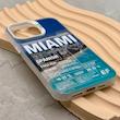 قاب گوشی iPhone 14 Pro Max آیفون So CooL سوکول اورجینال فانتزی دکمه کرومی طرح MIAMI میامی کد 1001565