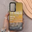 قاب گوشی Galaxy A16 سامسونگ So CooL سوکول اورجینال فانتزی دکمه کرومی طرح لس آنجلس LOS ANGELES