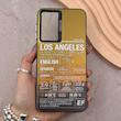 قاب گوشی Galaxy A17 سامسونگ So CooL سوکول اورجینال فانتزی دکمه کرومی طرح لس آنجلس LOS ANGELES