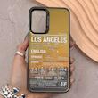 قاب گوشی Galaxy A24 سامسونگ So CooL سوکول اورجینال فانتزی دکمه کرومی طرح لس آنجلس LOS ANGELES