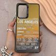 قاب گوشی Galaxy A52 4G - A52 5G - A52S سامسونگ So CooL سوکول اورجینال فانتزی دکمه کرومی طرح لس آنجلس LOS ANGELES