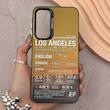 قاب گوشی Galaxy A55 سامسونگ So CooL سوکول اورجینال فانتزی دکمه کرومی طرح لس آنجلس LOS ANGELES