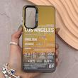 قاب گوشی Galaxy S23 FE سامسونگ So CooL سوکول اورجینال فانتزی دکمه کرومی طرح لس آنجلس LOS ANGELES