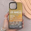 قاب گوشی iPhone 13 Pro Max آیفون So CooL سوکول اورجینال فانتزی دکمه کرومی طرح لس آنجلس LOS ANGELES