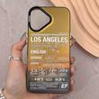 قاب گوشی iPhone 16 آیفون So CooL سوکول اورجینال فانتزی دکمه کرومی طرح لس آنجلس LOS ANGELES