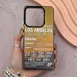 قاب گوشی Redmi Note 12 4G شیائومی So CooL سوکول اورجینال فانتزی دکمه کرومی طرح لس آنجلس LOS ANGELES
