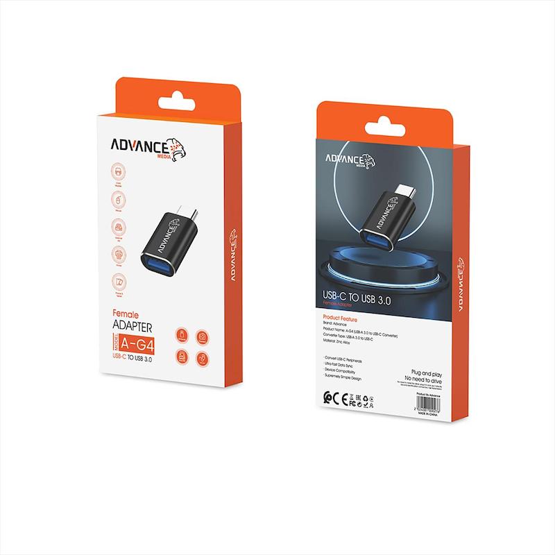 تبدیل Type-C به USB 3.0 Advance Media A-G4 کد 140686