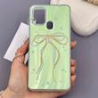 قاب گوشی Galaxy A21S سامسونگ قاب گوشی براش و لیزری فانتزی طرح پاپیون کیوت