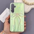 قاب گوشی Galaxy A55 سامسونگ قاب گوشی براش و لیزری فانتزی طرح پاپیون کیوت