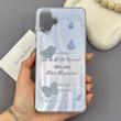 قاب گوشی Galaxy A07 سامسونگ براش و لیزری فانتزی طرح پروانه کیوت