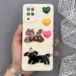 قاب گوشی Galaxy A12 - M12 سامسونگ لدر کیس سیلیکونی فانتزی طرح حیوانات PETCAT