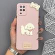 قاب گوشی Galaxy A12 - M12 سامسونگ لدر کیس سیلیکونی فانتزی طرح حیوانات PETCAT