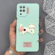 قاب گوشی Galaxy A12 - M12 سامسونگ لدر کیس سیلیکونی فانتزی طرح حیوانات PETCAT