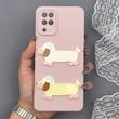 قاب گوشی Galaxy A12 - M12 سامسونگ لدر کیس سیلیکونی فانتزی طرح حیوانات PETCAT