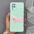 قاب گوشی Galaxy A12 - M12 سامسونگ لدر کیس سیلیکونی فانتزی طرح حیوانات PETCAT