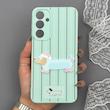 قاب گوشی Galaxy A16 سامسونگ لدر کیس سیلیکونی فانتزی طرح حیوانات PETCAT