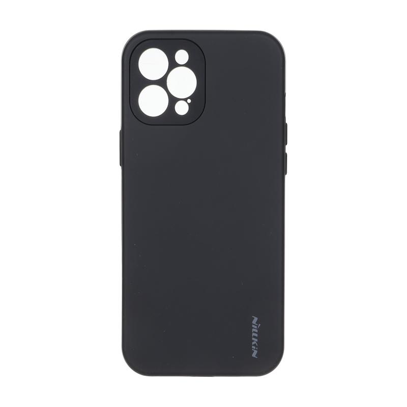 قاب گوشی iPhone 12 Pro Max آیفون طرح ضد ضربه Nillkin دو تیکه مشکی با محافظ سوکت شارژ