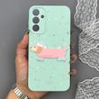 قاب گوشی Galaxy A15 سامسونگ لدر کیس سیلیکونی فانتزی طرح حیوانات PETCAT