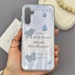 قاب گوشی Galaxy A15 سامسونگ براش و لیزری فانتزی طرح پروانه کیوت