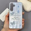 قاب گوشی Galaxy S25 FE سامسونگ براش و لیزری فانتزی طرح پروانه کیوت