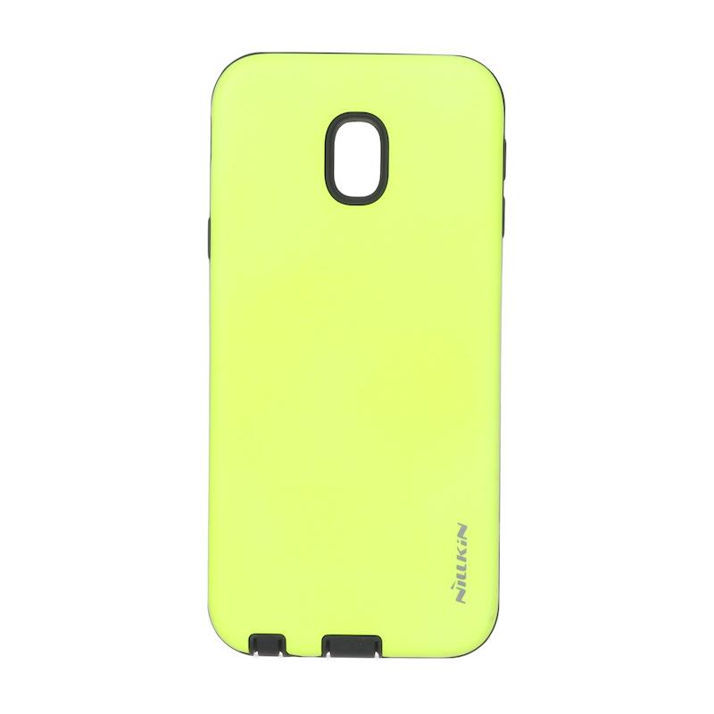قاب گوشی Galaxy J3 Pro سامسونگ طرح ضد ضربه Nillkin دو تیکه سبز فسفری با محافظ سوکت شارژ