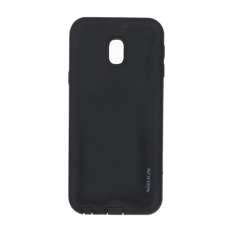 قاب گوشی Galaxy J3 Pro سامسونگ طرح ضد ضربه Nillkin دو تیکه مشکی با محافظ سوکت شارژ