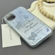 قاب گوشی iPhone 11 آیفون براش و لیزری فانتزی طرح پروانه کیوت کد 1003601